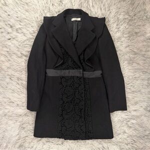 Prada Vintage 2008 Wool Coat - Black